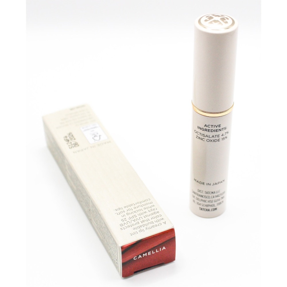 NWT Tatcha The Kissu Lip Tint SPF 25- Camellia - Picture 2 of 3